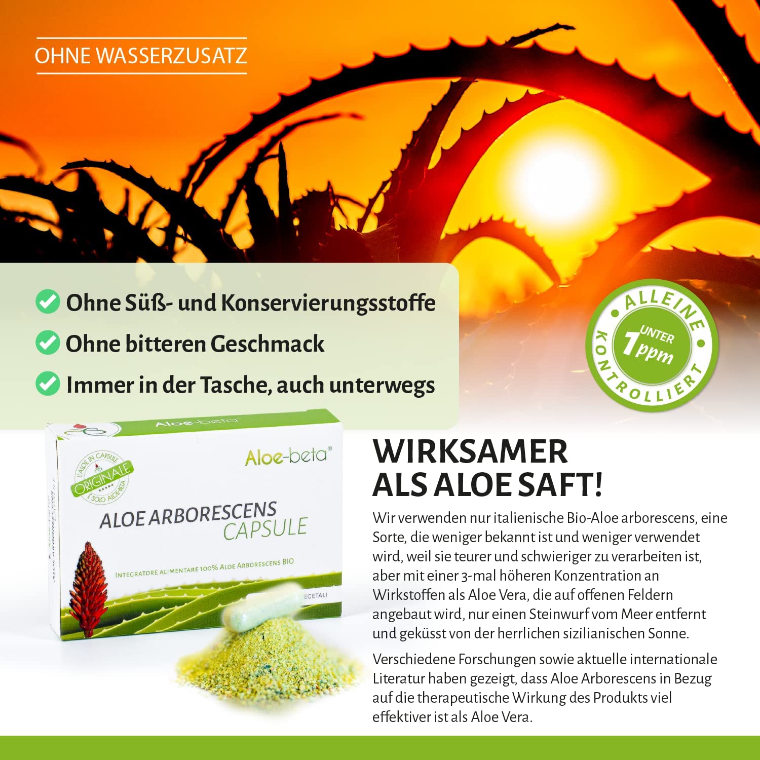 Aloe Arborescens Kapseln