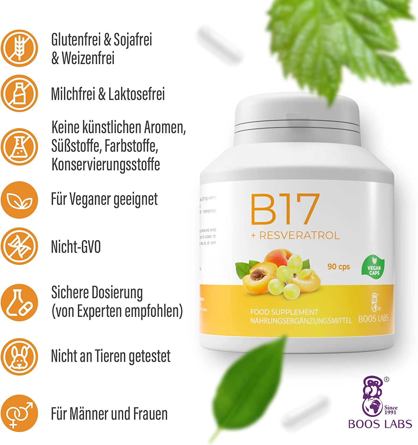Vitamin B17 & Resveratrol
